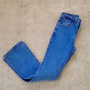 WOMEN'S BRAND NEW PRINCESS POLLY LIGHT BLUE FLARE JEANS SIZE 0 $78